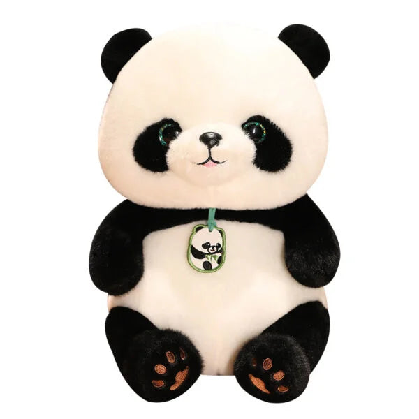 Locket Teddy Panda Soft Toy, Premium Plushie with Adorable Paws Tag
