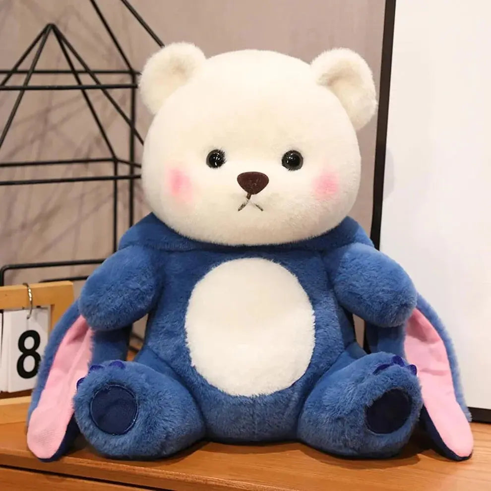 Pearls Stitch Hoodie Teddy Bear Plush Toy - 45cm & 55cm