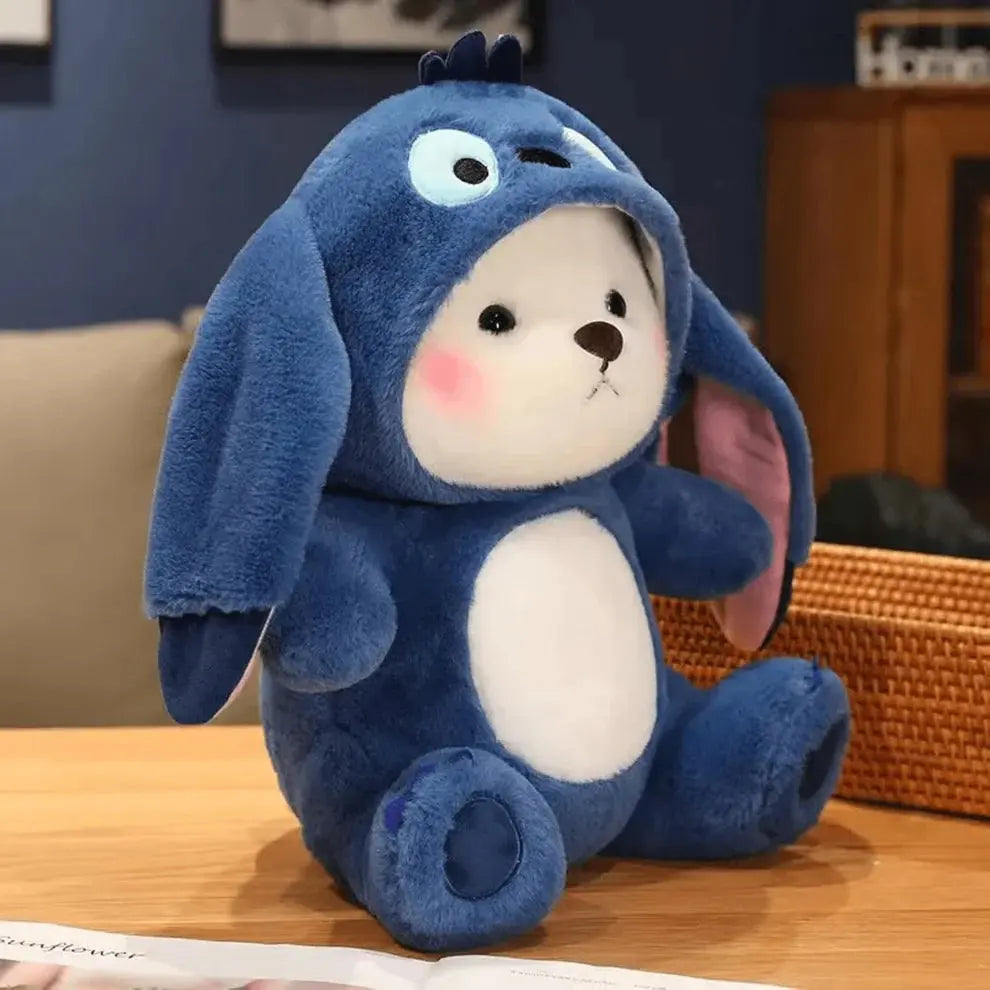 Pearls Stitch Hoodie Teddy Bear Plush Toy - 45cm & 55cm