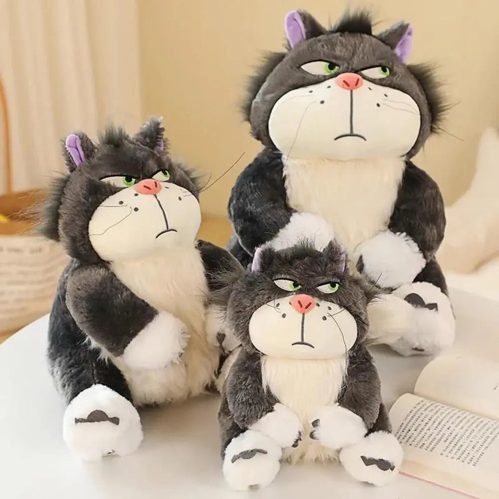 Angry Cat Plush Toy 60cm Soft Plush Animal Toy