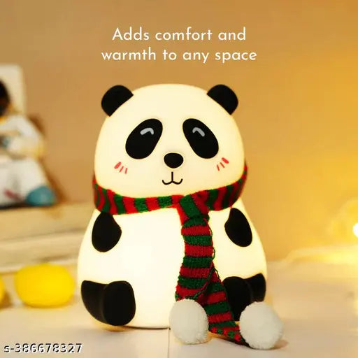 Cute Panda Table Lamp - Squishy, Color-Changing, USB Rechargeable