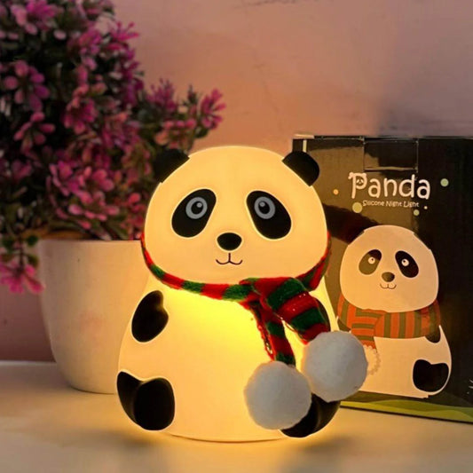 Cute Panda Table Lamp - Squishy, Color-Changing, USB Rechargeable
