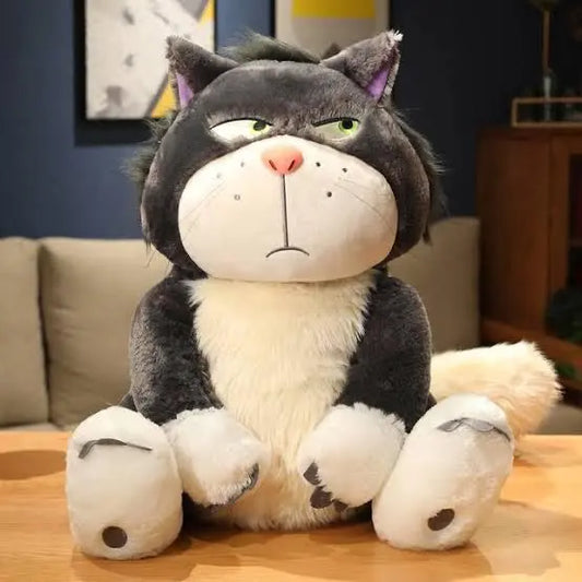 Angry Cat Plush Toy  60cm Soft Plush Animal Toy